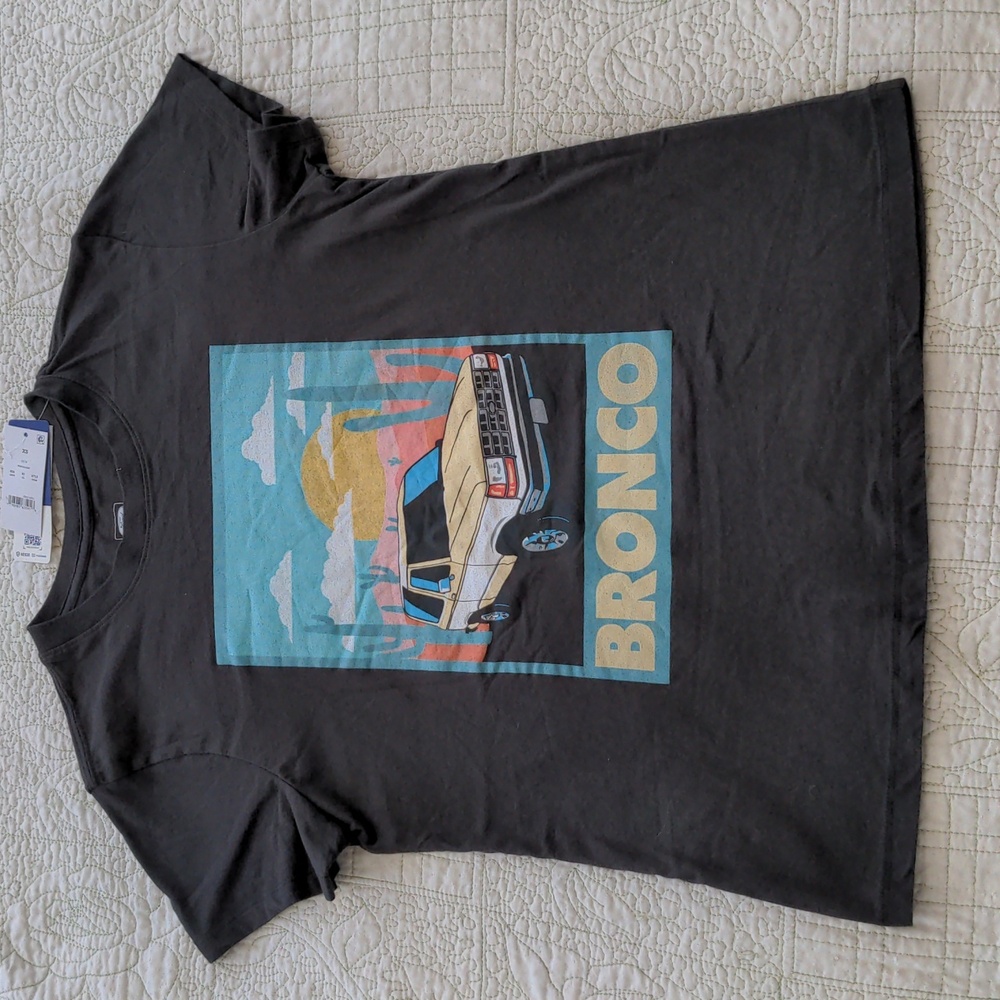 Ford Bronco Gray Graphic Tee Size XS